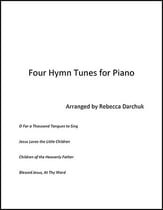 Four Hymn Tunes for Piano piano sheet music cover